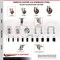 Service Caster 3 Inch 316SS High Temp Glass Filled Nylon 1-1/2 Inch Stem Caster Lock Brake SCC SCC-SS316TTLEX20S314-GFNSHT-112 - alternate 1